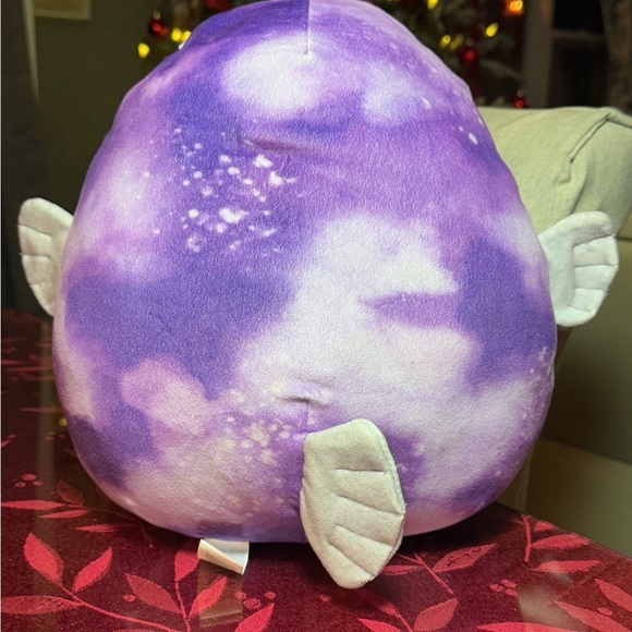 Squishmallows 12" Easton Anglerfish Purple Plush Angler Fish Beach Sealife Squad - Picture 2 of 8